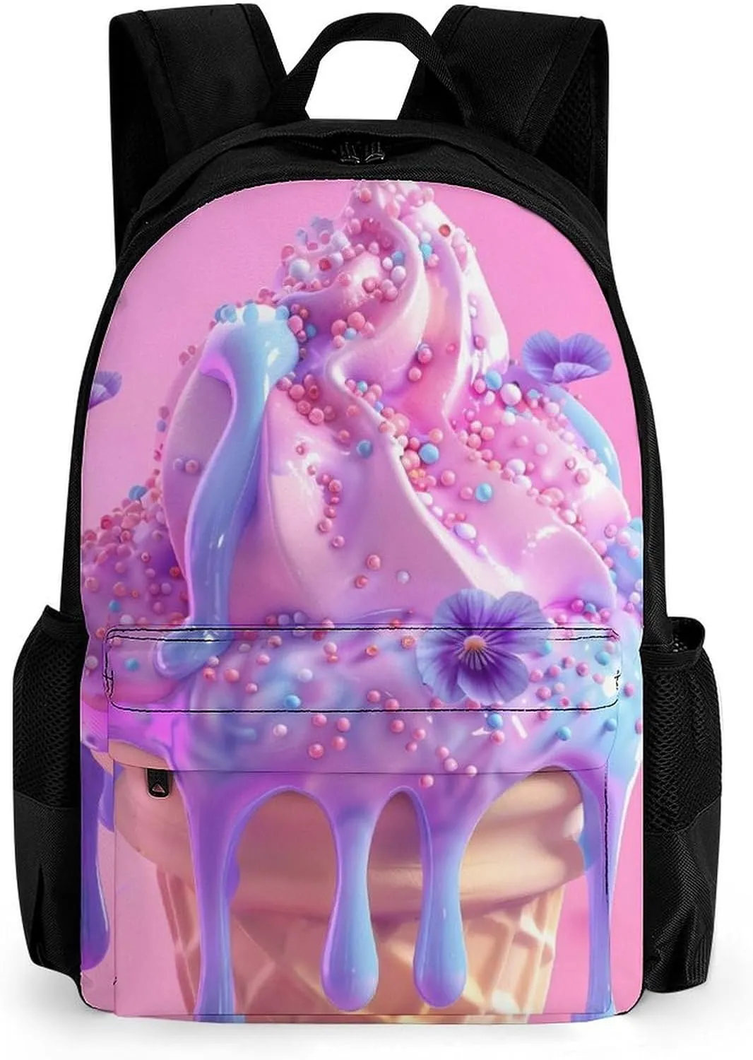 Lce Cream Backpack Lightweight Laptop Backpack Travel Daypack with Pocket Work Bag for Women Men