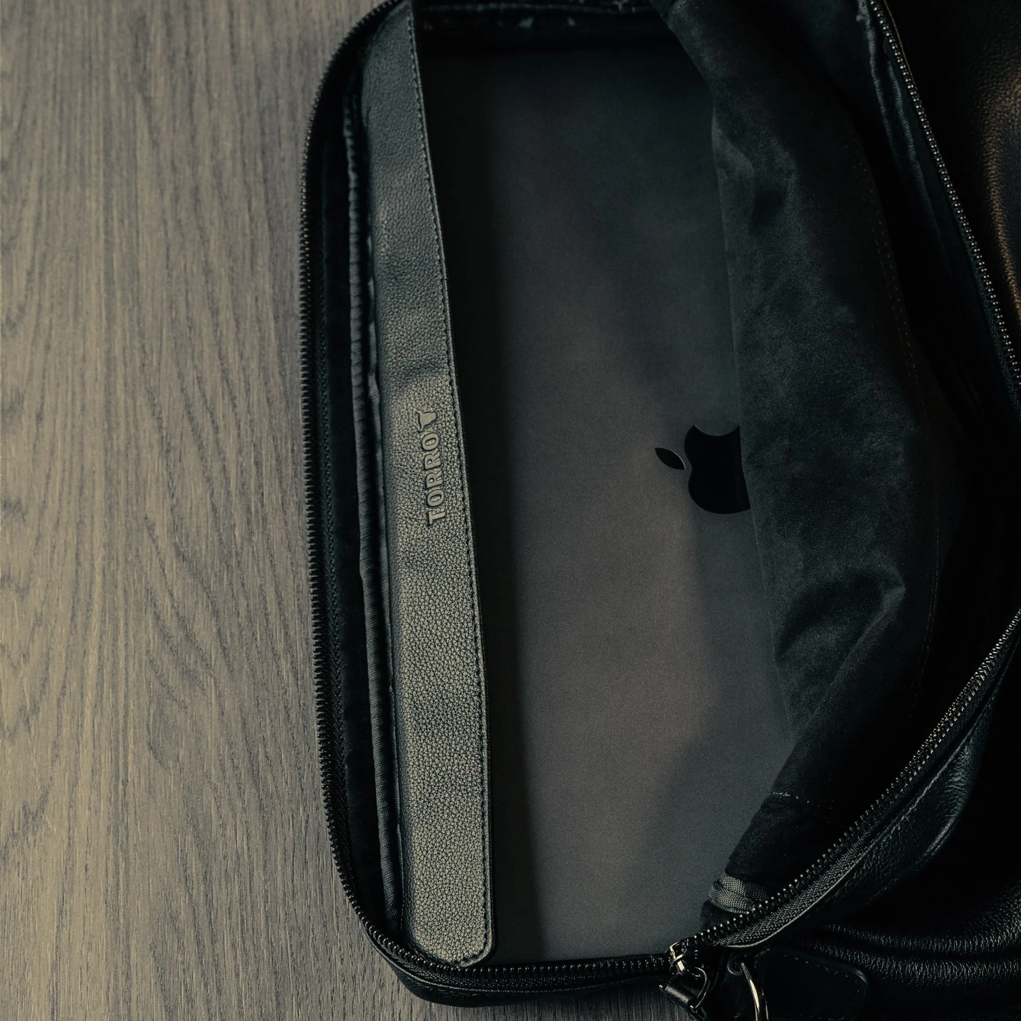 Leather Laptop Messenger Bag