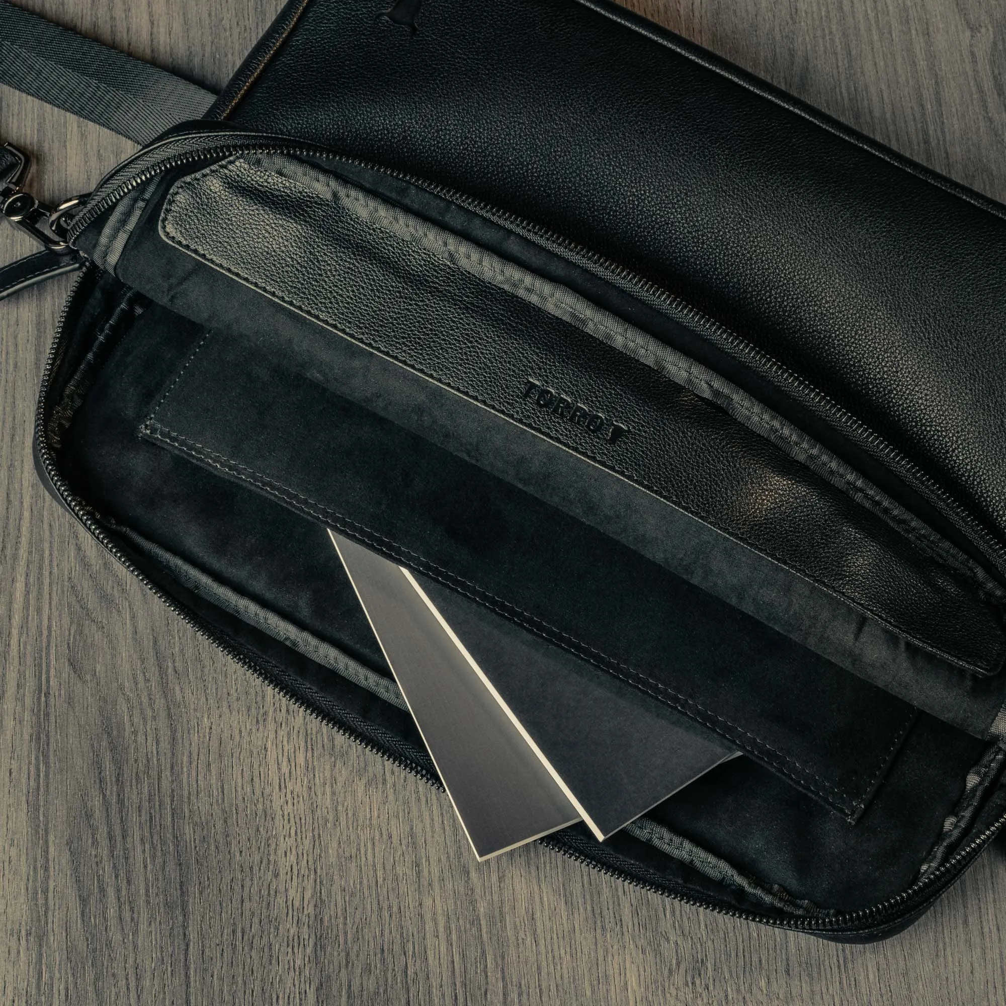 Leather Laptop Messenger Bag