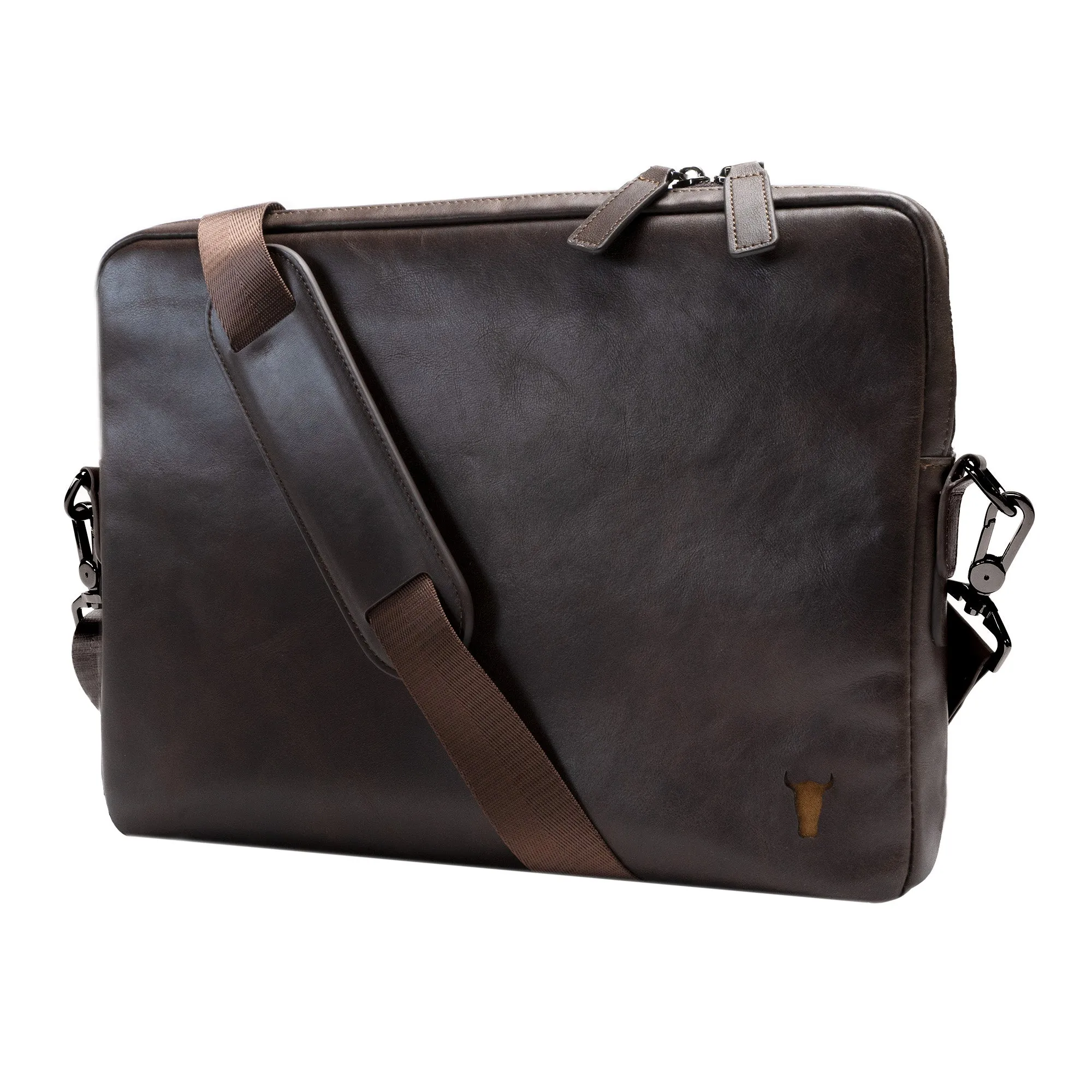 Leather Laptop Messenger Bag
