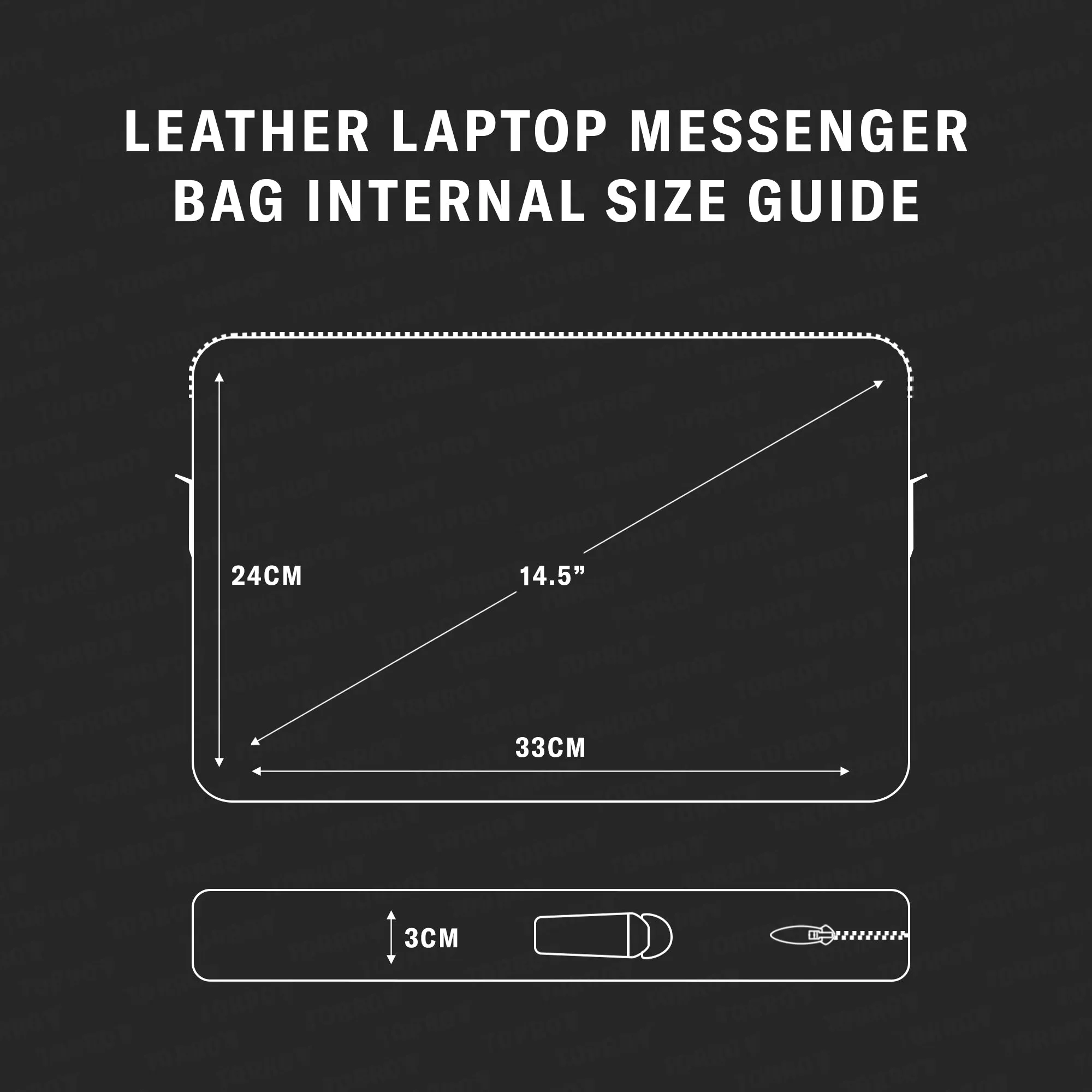 Leather Laptop Messenger Bag