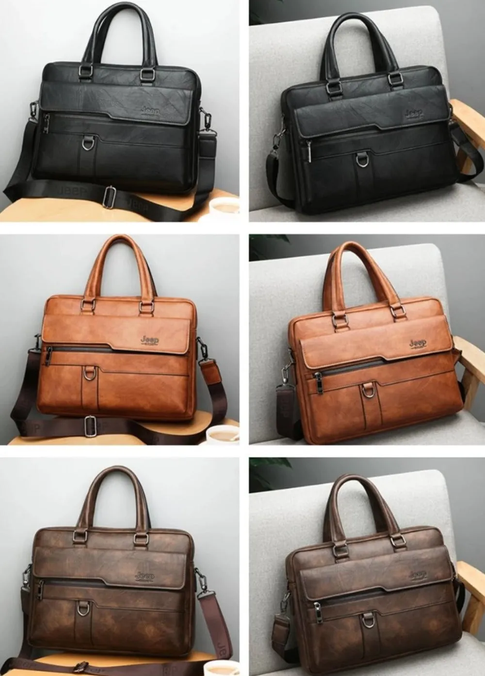 men's handbags leather shoulder cell phone ipad interior handbag ✈️ free.shipping