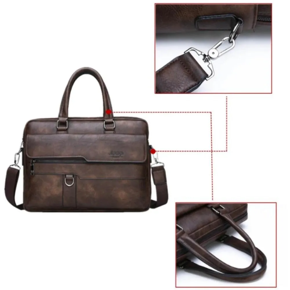 men's handbags leather shoulder cell phone ipad interior handbag ✈️ free.shipping
