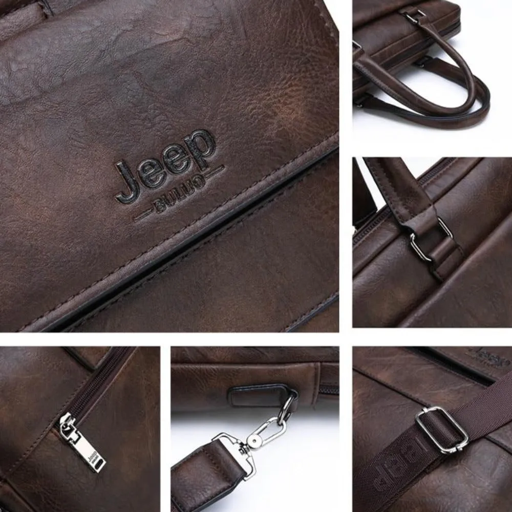 men's handbags leather shoulder cell phone ipad interior handbag ✈️ free.shipping