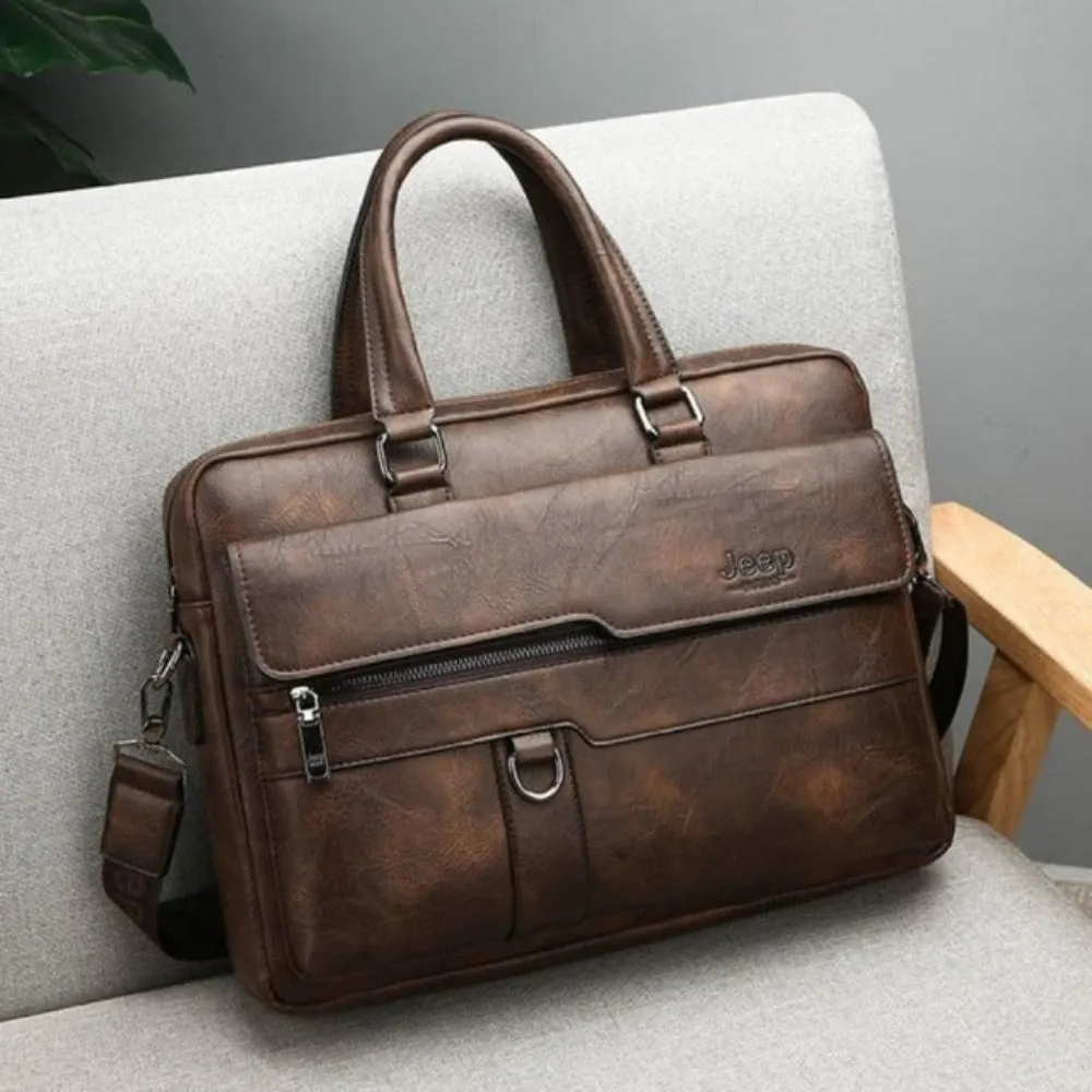 men's handbags leather shoulder cell phone ipad interior handbag ✈️ free.shipping