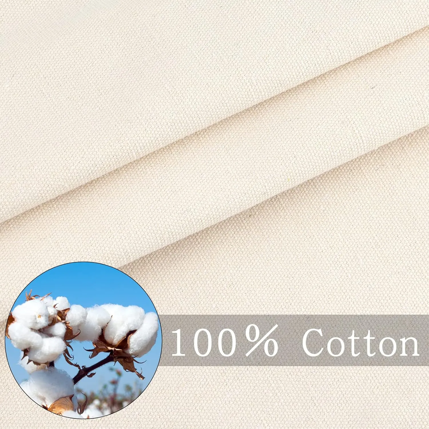 Morcheiong 6 Pack Cotton Tote Bag Blank Canvas Bag Reusable Grocery Shopping Bags, Suitable for DIY Craft, Grocery, Shopping, Drawing, Promotion, Gift, Advertising, Activity
