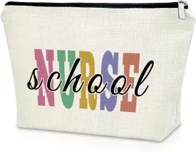 Nursing School Graduation & Appreciation Gifts - Makeup Bag for Her - School Nurse Retirement & Thank You Gift
